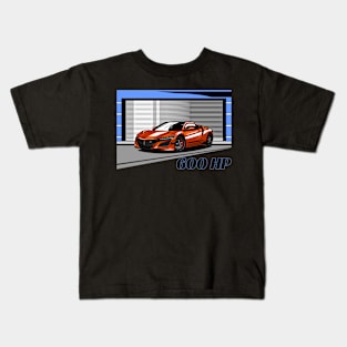 Acura NSX New Gen Orange Kids T-Shirt